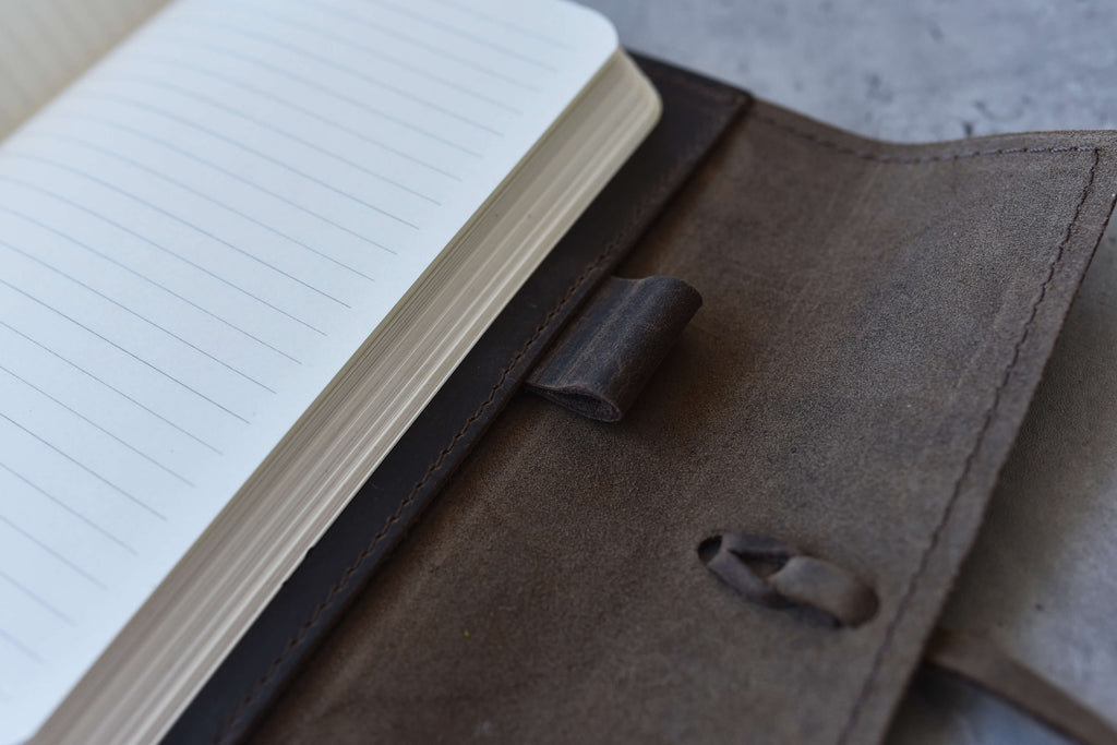 Kiko Refillable Leather Journal — Brown