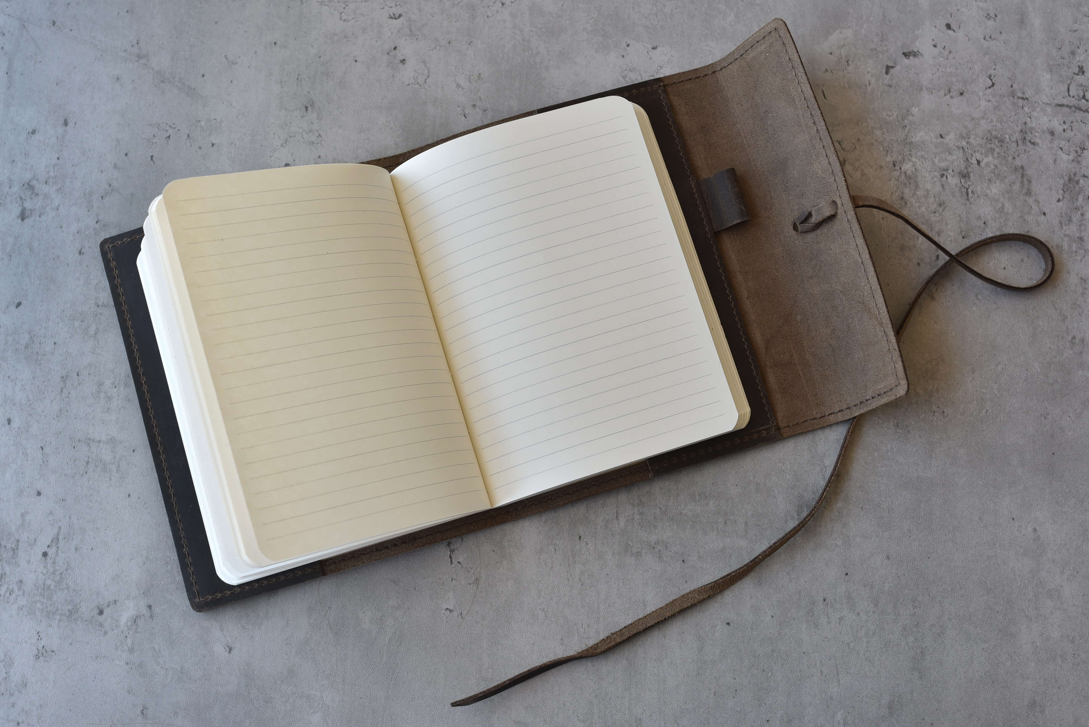 Kiko Refillable Leather Journal — Brown