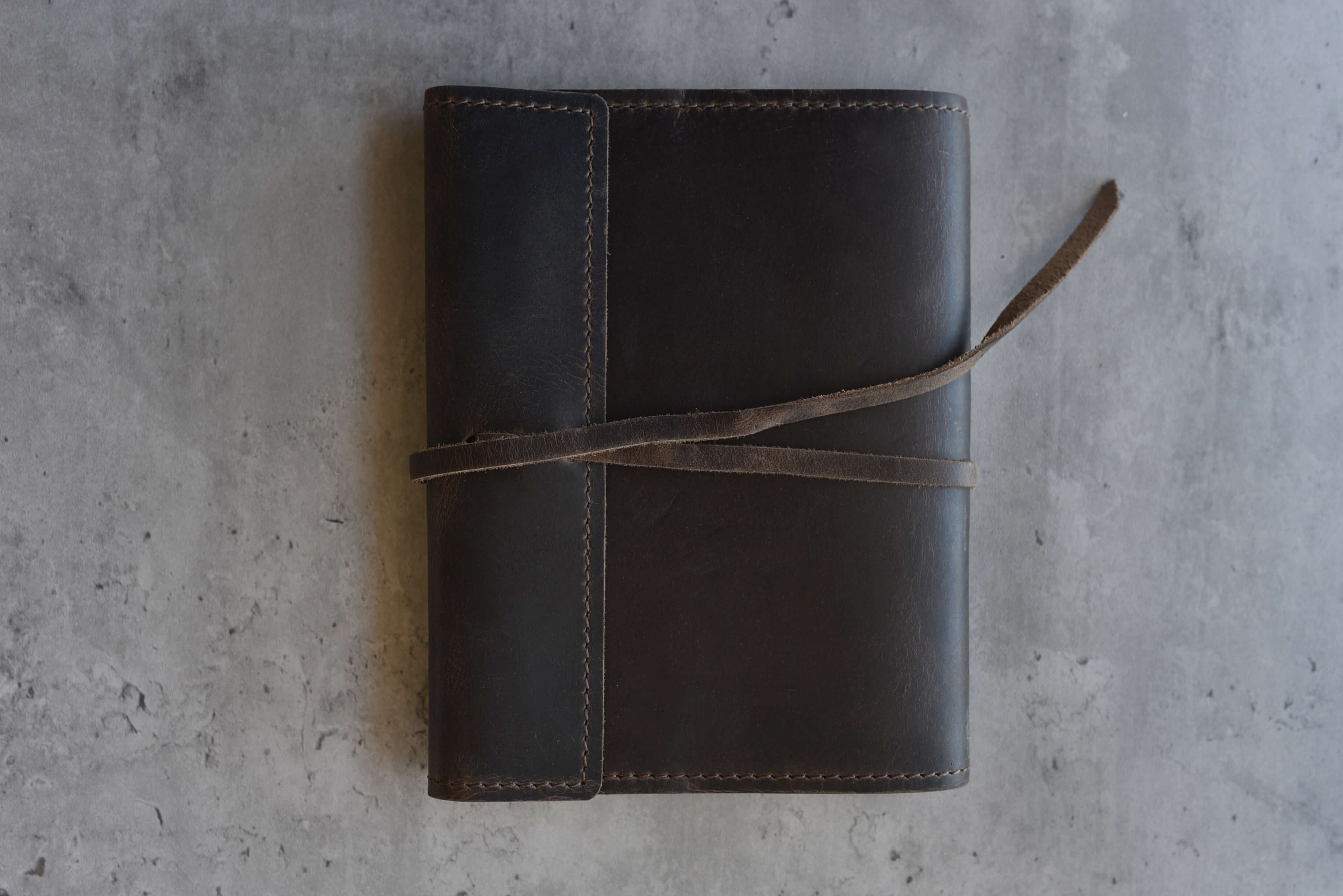 Kiko Refillable Leather Journal — Brown