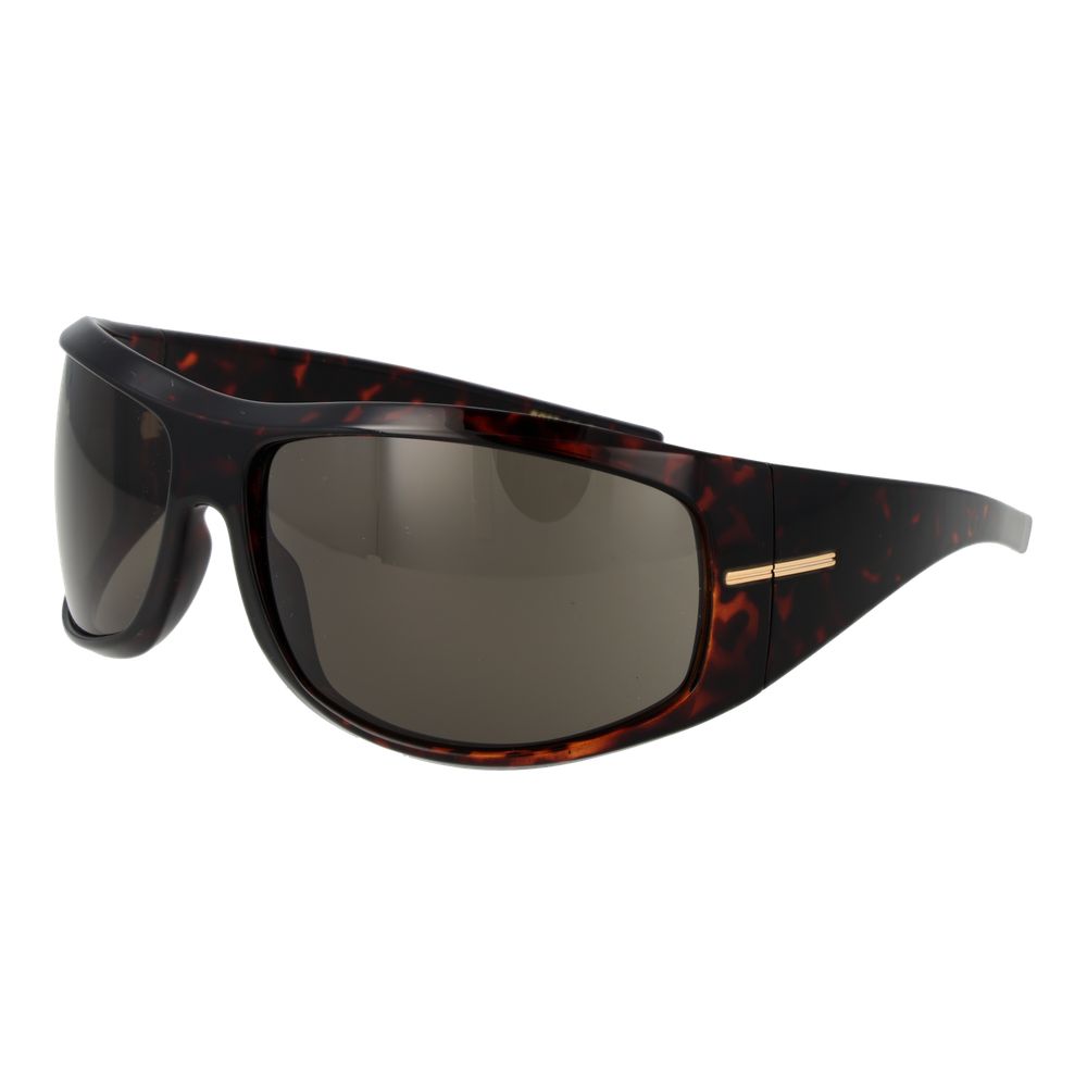 Hugo Boss Women's Brown Eco Polyamide Rectangle Full-Rim Sunglasses