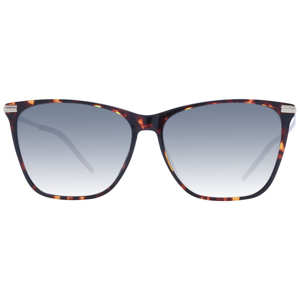 Hugo Boss Women's Brown Acetate Cat Eye Full-Rim Sunglasses