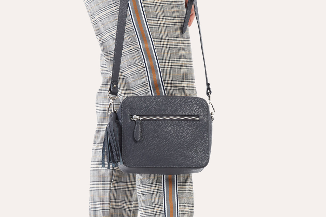 Women's Kiko Loveable Genuine Pebble Leather Crossbody Bag