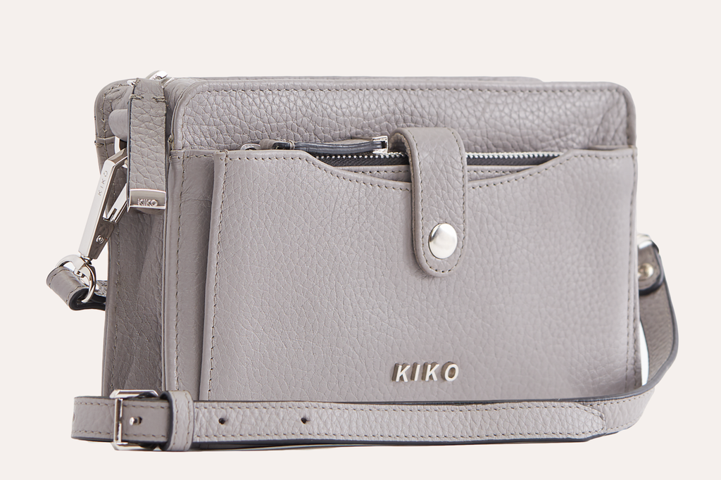 Women's Kiko Wallet Genuine Pebble Leather Crossbody Bag