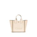 Chloé Women's Carry Beige Cotton Tote Bag