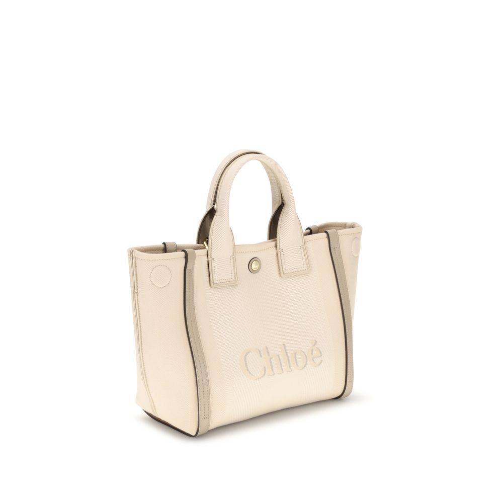 Chloé Women's Carry Beige Cotton Tote Bag
