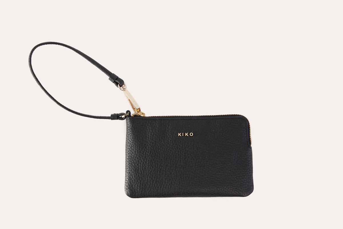 Women's Kiko Genuine Pebble Leather Small Wristlet