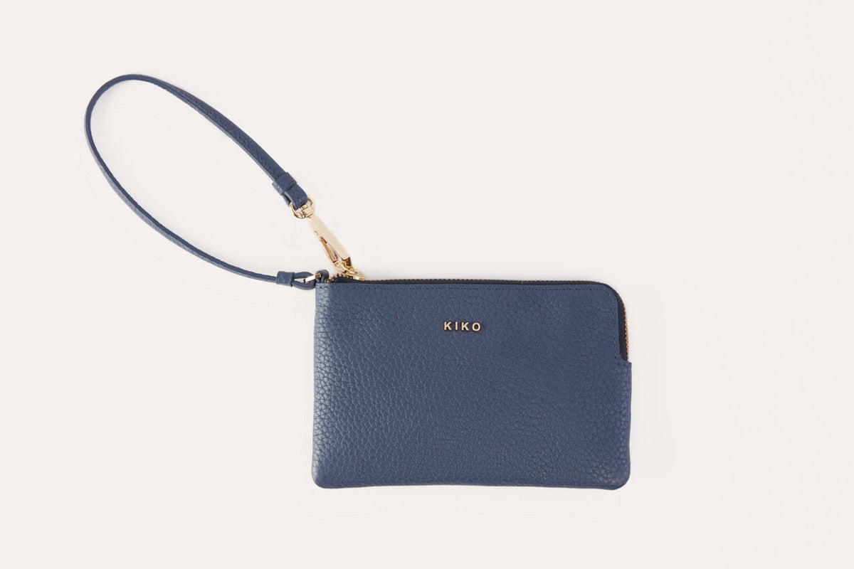 Women's Kiko Genuine Pebble Leather Small Wristlet