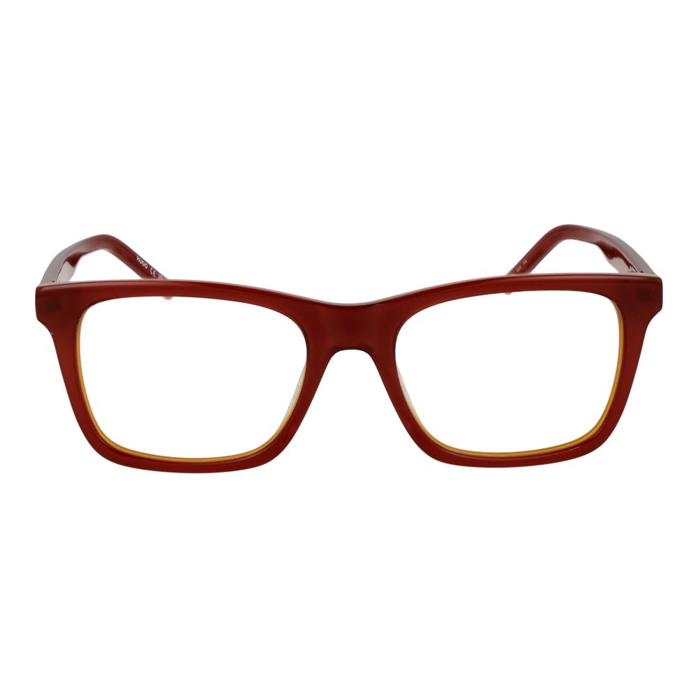 Hugo Boss Men's Brown Acetate Rectangle Full-Rim Eyeglass Frames
