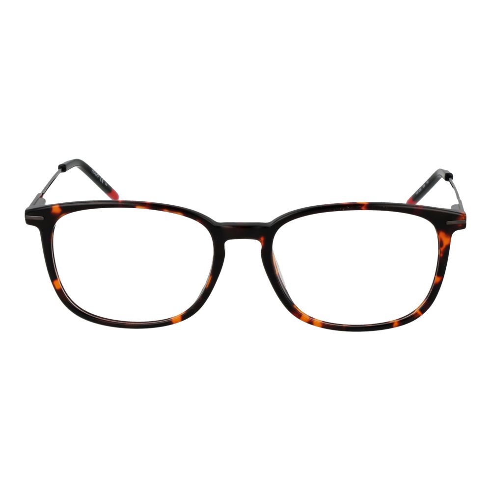 Hugo Boss Brown Acetate Rectangle Glasses Frames (Spring Hinges)