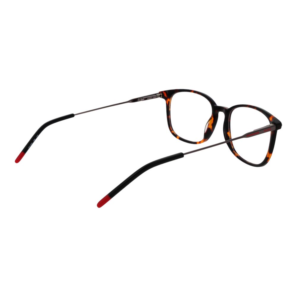 Hugo Boss Brown Acetate Rectangle Glasses Frames (Spring Hinges)