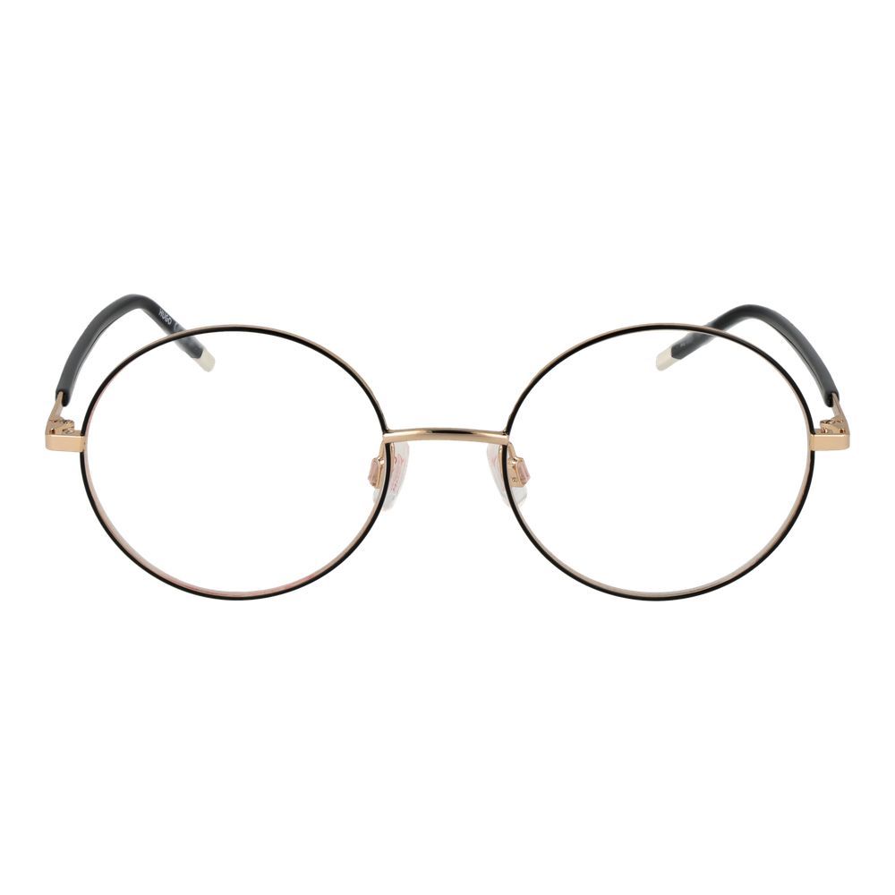 Hugo Boss Black Stainless Steel Round Glasses Frames