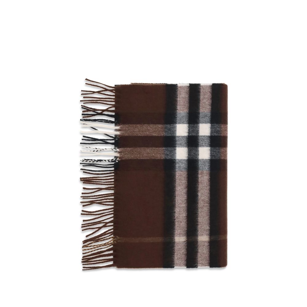 Burberry Women's Brown Cashmere Archive Check Scarf