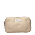Maison Margiela Women's Beige Leather Clutch Shoulder Bag