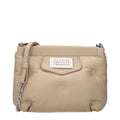 Maison Margiela Women's Beige Leather Crossbody Bag