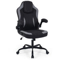 Ergonomic Computer Office Chair with 90 Flip-up Armrests-Gray