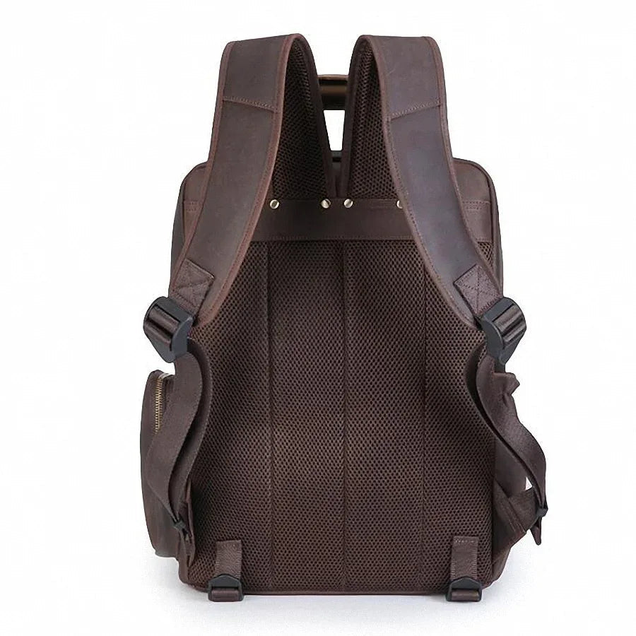Steel Horse Leather Gaetano Full Grain Leather DSLR Camera Backpack