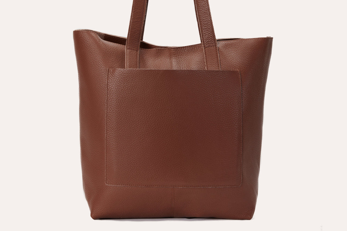 Women's Kiko Journalist Top Grain Leather Tote Bag