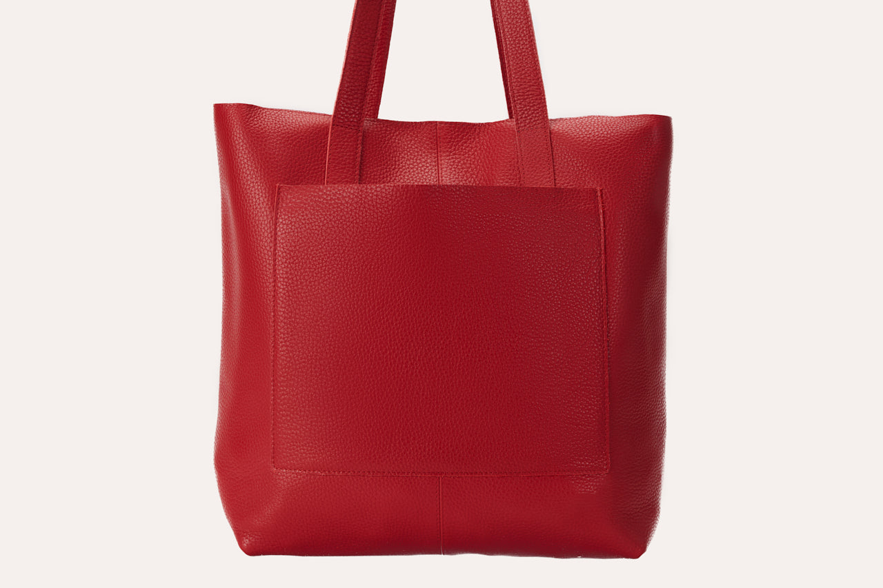 Women's Kiko Journalist Top Grain Leather Tote Bag