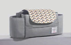 SUNVENO Universal Stroller Organizer Bag with Cup Holders