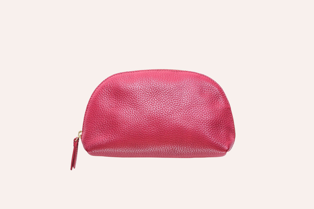 Women's Kiko Genuine Pebble Leather Travel Case — Medium