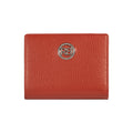 RB1080SAM | Women's Wallet Made in Italy in Genuine Dollar Grain Leather. Paprika Color. Dimensions (closed): 13 x 9 x 2.5 cm