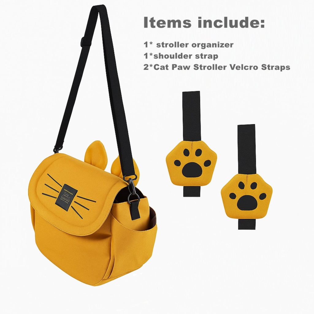 SUNVENO Kitty Paws Stroller Organizer