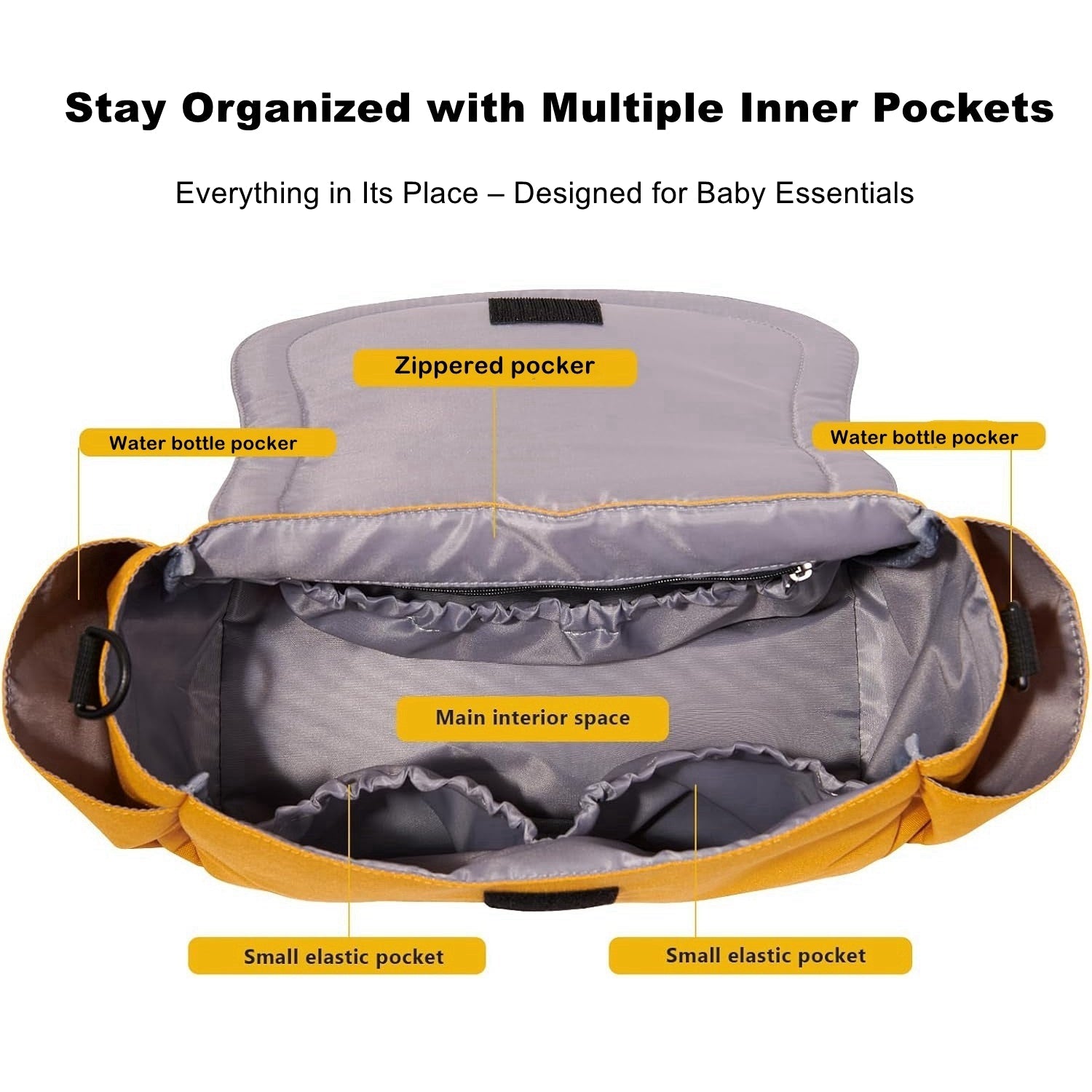 SUNVENO Kitty Paws Stroller Organizer