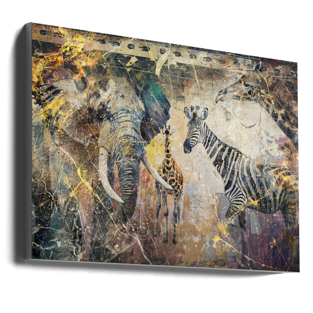 African Art Illustration Wallart 113