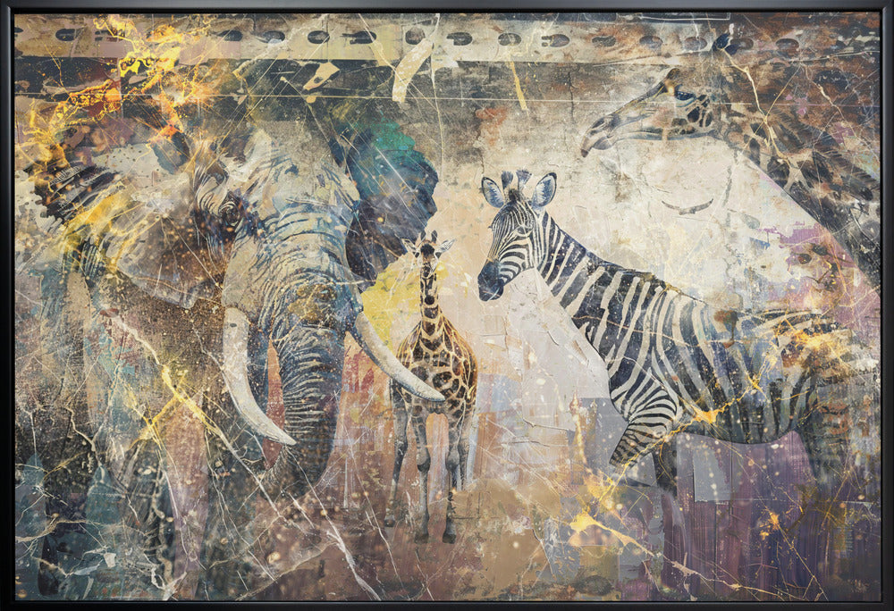 African Art Illustration Wallart 113