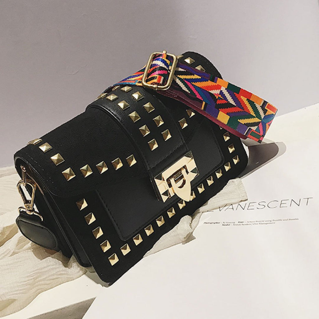 Women's ClaudiaG Betty Velvet-Finish Vegan Leather Crossbody Bag