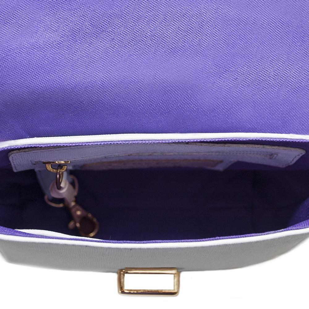 Women's ClaudiaG Tiny Genuine Leather Crossbody Bag — White