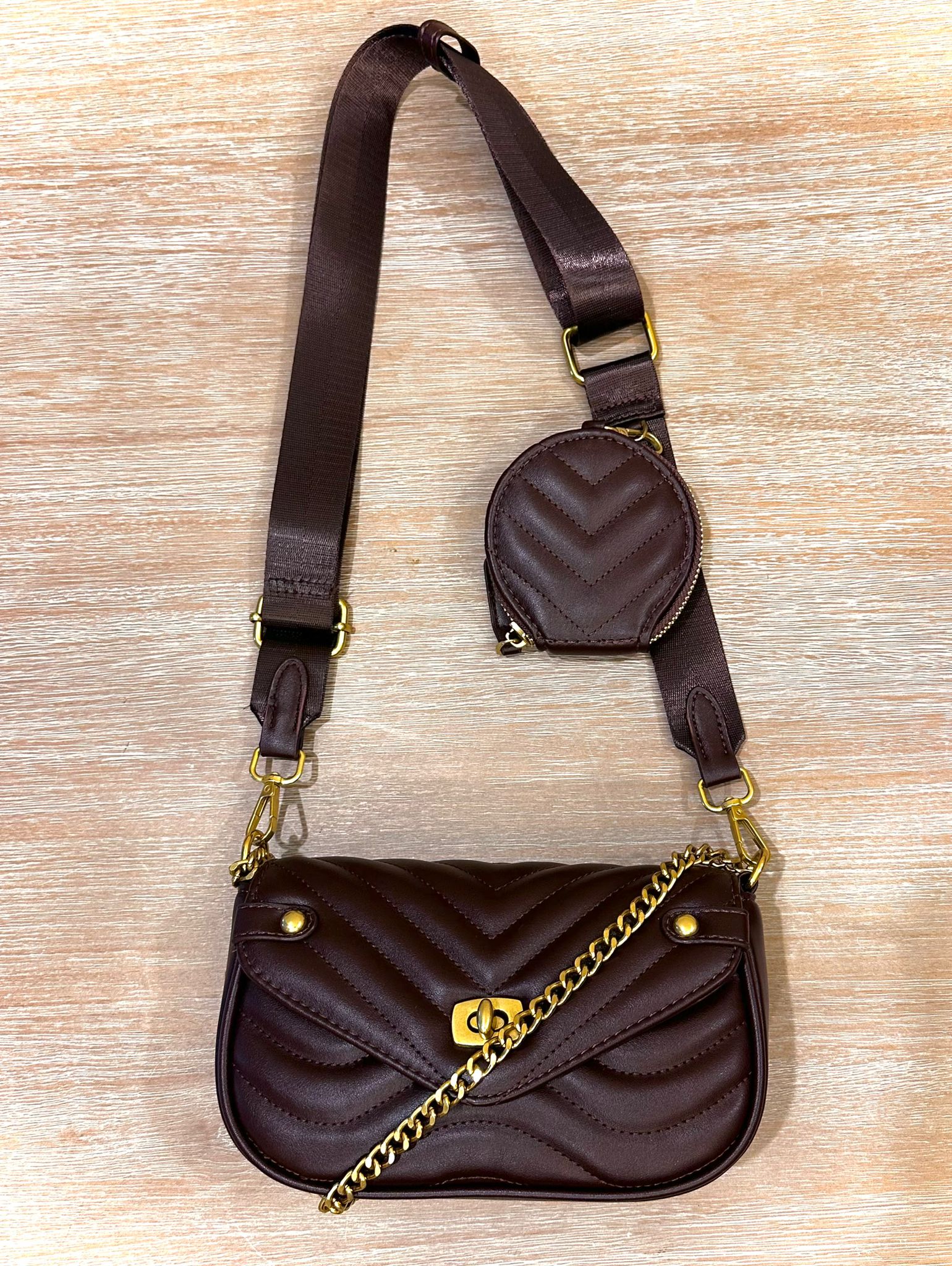 Women's ClaudiaG Louise Quilted Crossbody Bag