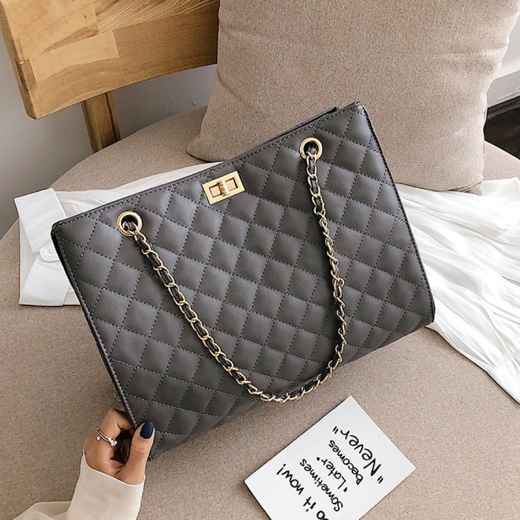 Women's ClaudiaG Quilted Vegan Leather Shoulder Bag
