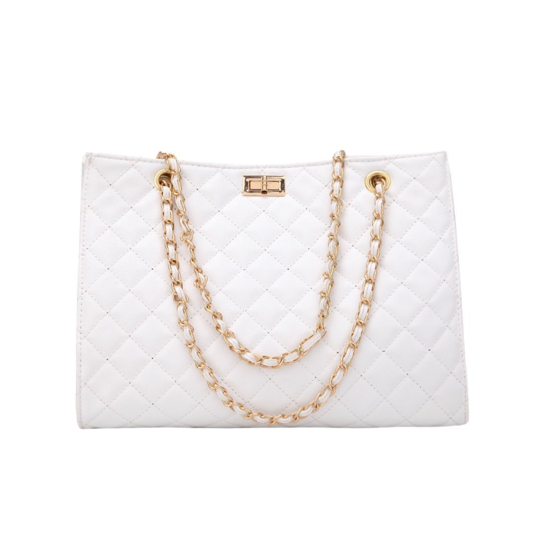 Women's ClaudiaG Quilted Vegan Leather Shoulder Bag