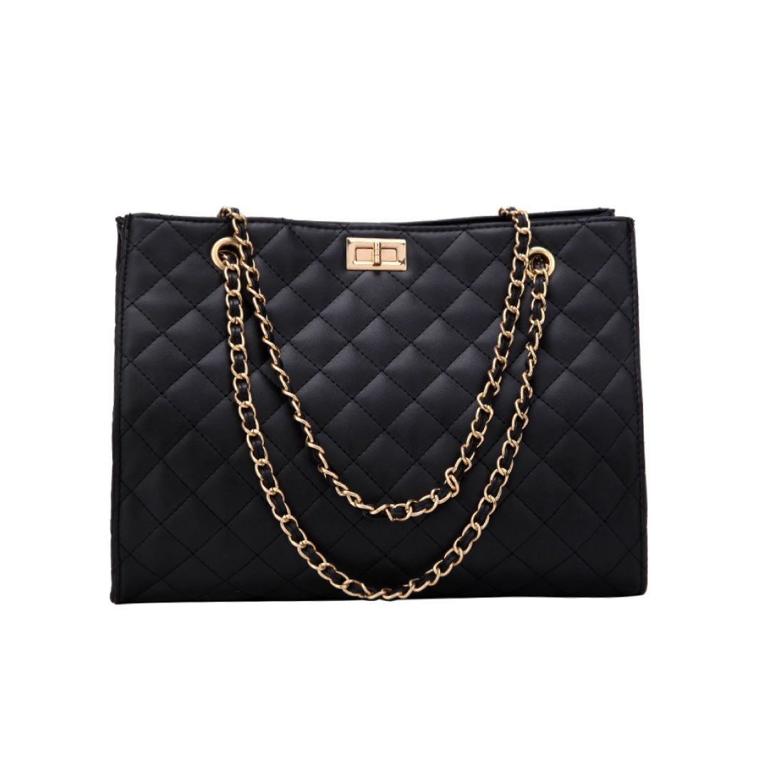 Women's ClaudiaG Quilted Vegan Leather Shoulder Bag