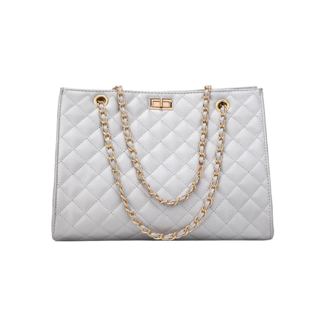 Women's ClaudiaG Quilted Vegan Leather Shoulder Bag