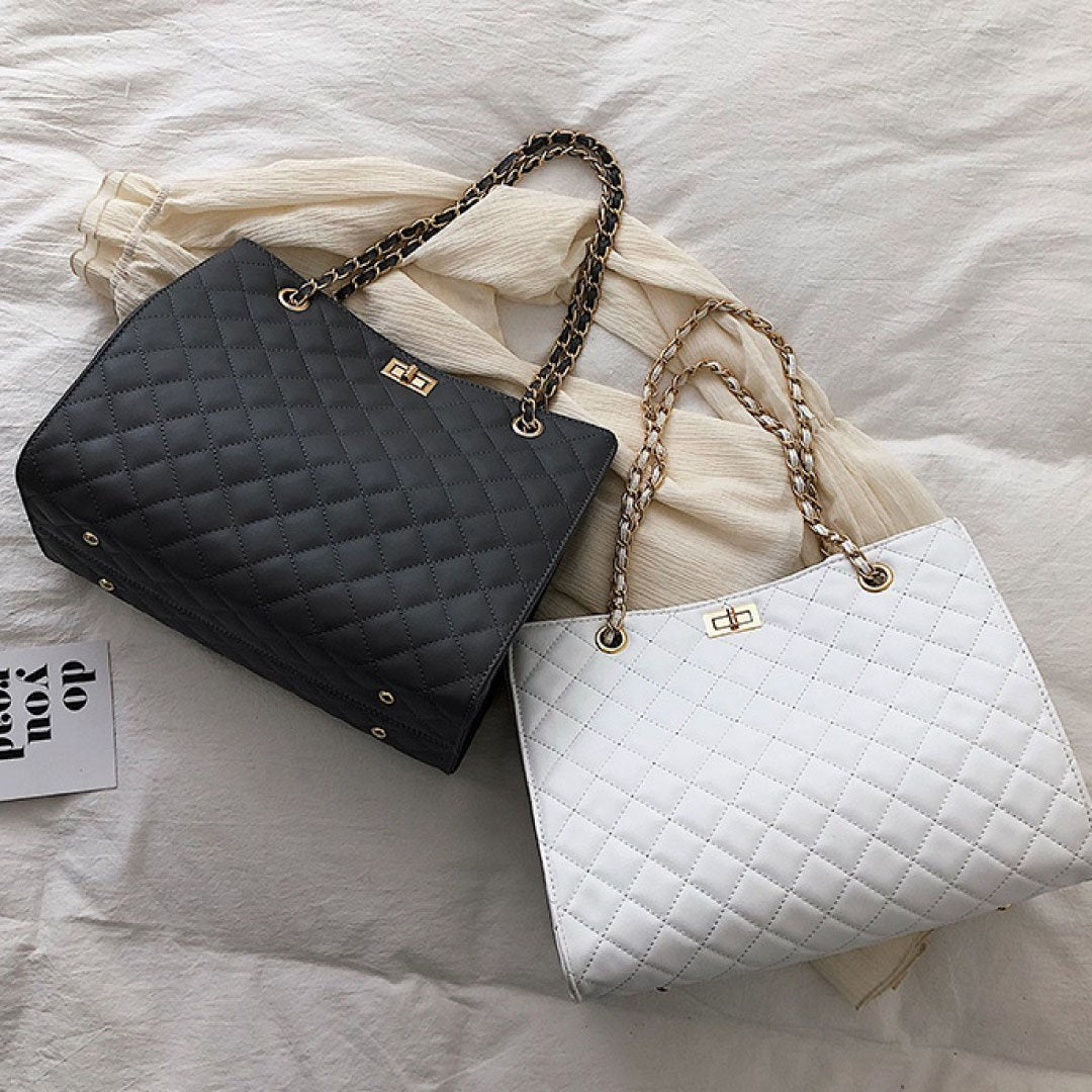 Women's ClaudiaG Quilted Vegan Leather Shoulder Bag