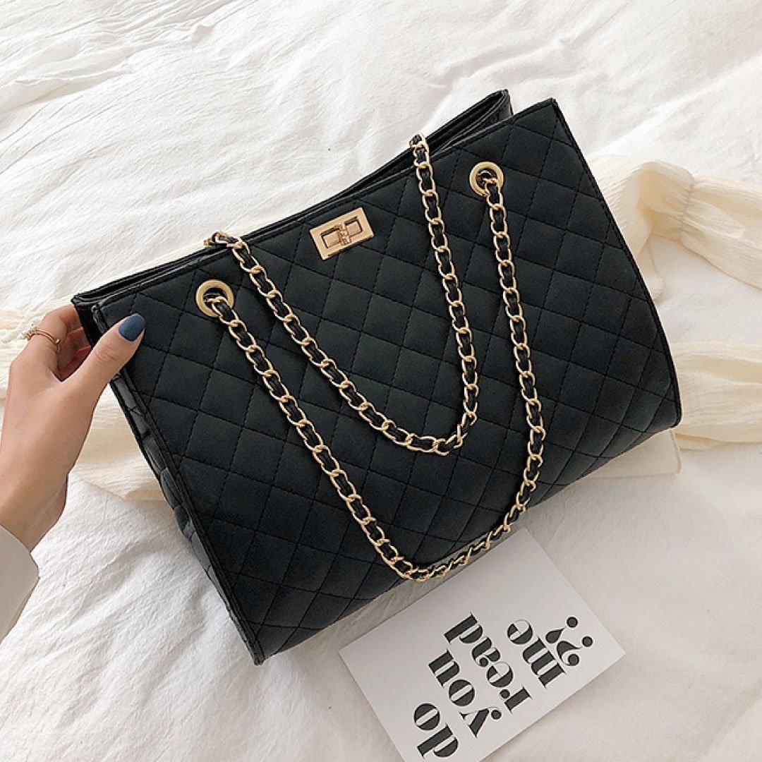 Women's ClaudiaG Quilted Vegan Leather Shoulder Bag