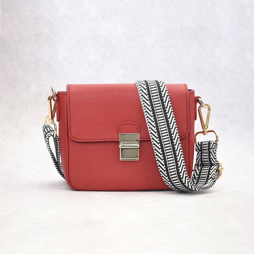 Women's ClaudiaG Tiny Genuine Leather Crossbody Bag — Cabernet