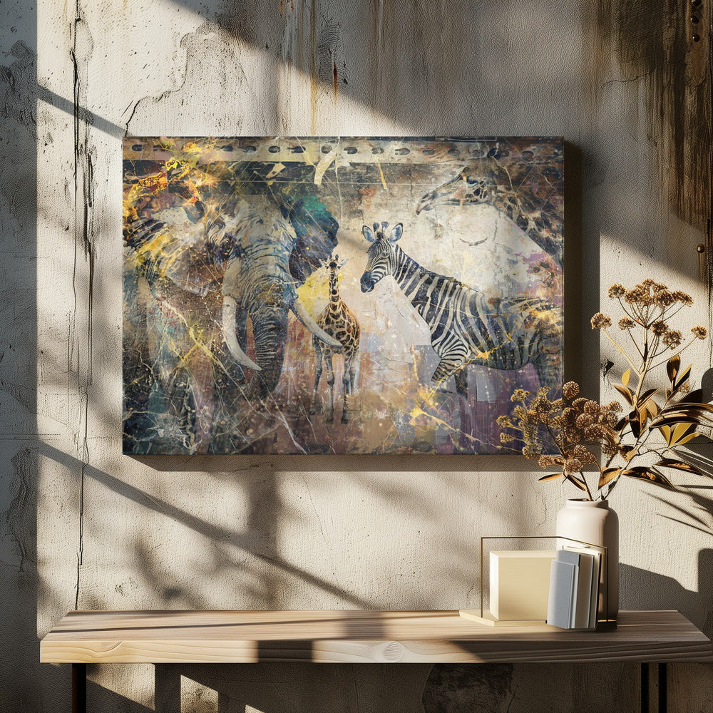 African Art Illustration Wallart 113
