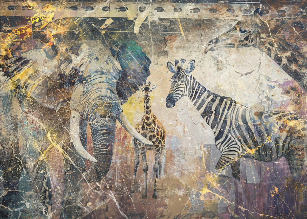 African Art Illustration Wallart 113